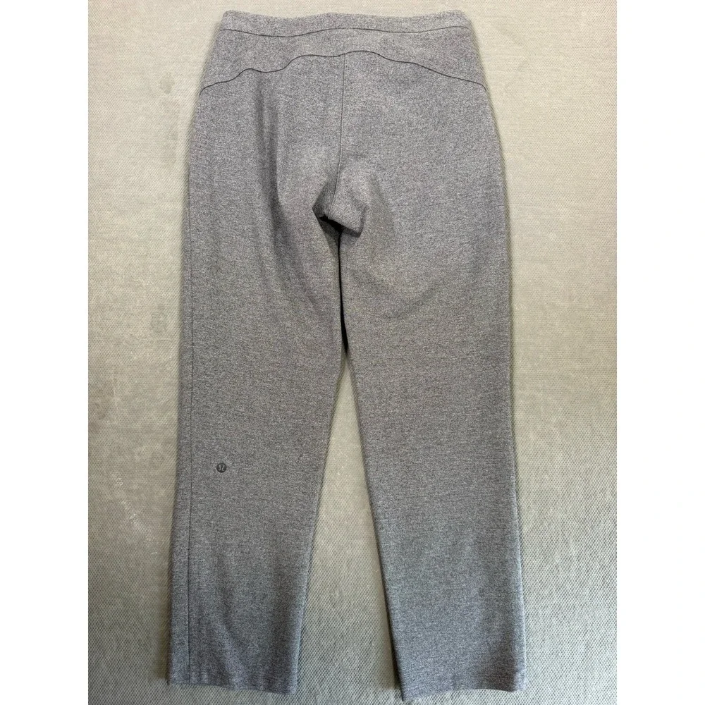 Lululemon Here to There High Rise 7/8 Pant Heathered Grey Size 6 Tencel Blend
